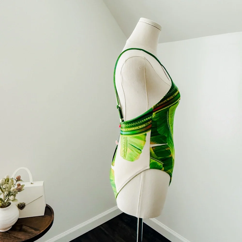 Farm Rio Fresh Forest One Piece Swimsuit - Picture 3 of 10
